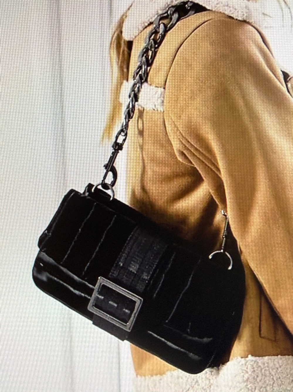 THINK ROYLN Black Quilted Shoulder Bag Jagger - Rare!!!